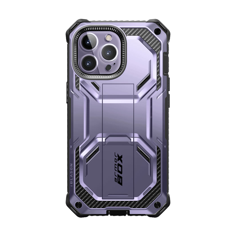 iPhone 14 Pro Armorbox Case - Metallic Purple