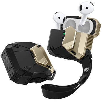 AirPods 4 Matrix MagSafe Case - Gold
