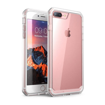 iPhone 8 Plus Unicorn Beetle Hybrid Protective Bumper Case-Clear