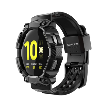 Galaxy Watch 4 / 5 and 6 44mm Unicorn Beetle PRO Wristband Case-Black