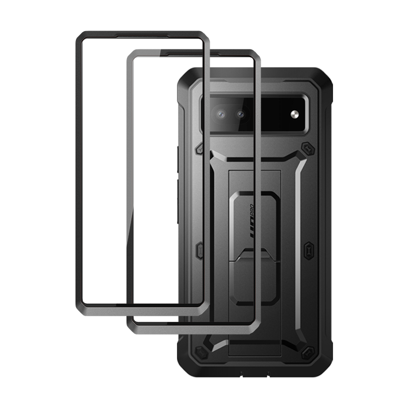 Google Pixel 6a Unicorn Beetle PRO Rugged Holster Case-Black