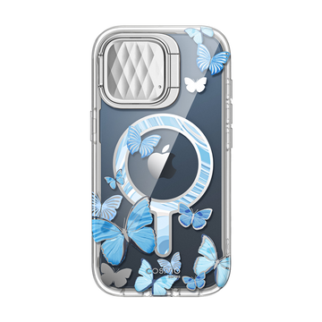 iPhone 15 Pro Cosmo Mag Case - Blue Fly