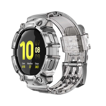 Galaxy Watch 4 / 5 and 6 44mm Unicorn Beetle PRO Wristband Case-Clear