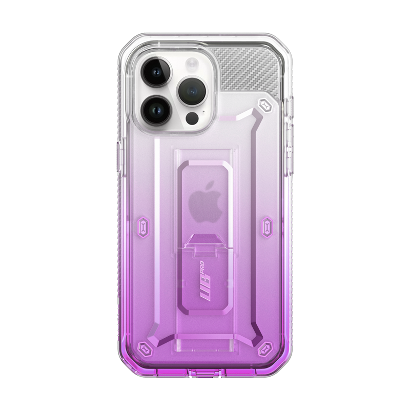 iPhone 15 Pro Max 6.7 inch Unicorn Beetle PRO Rugged Case-Gradient Purple