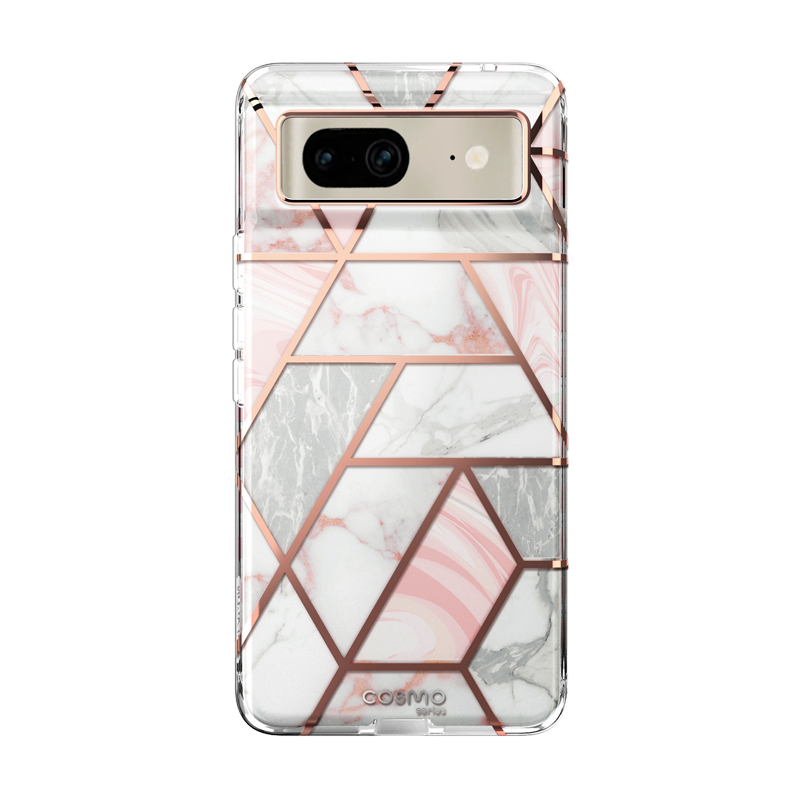 Google Pixel 7 Cosmo Case  - Marble Pink