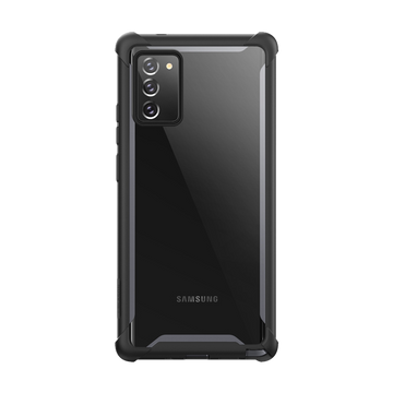 i-Blason Ares Clear Case for Galaxy Note 20 5G 6.7 inch (2020 Release), Dual Layer Rugged Clear Bumper Case Without Built-in Screen Protector (Black)