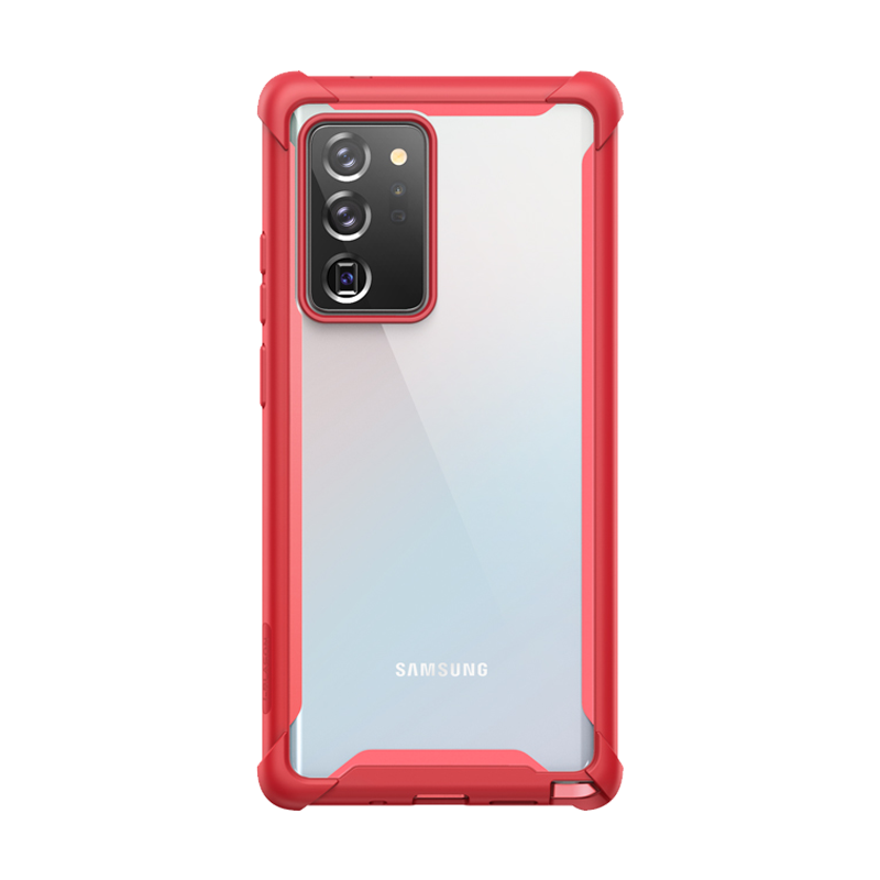 i-Blason Ares Designed for Samsung Galaxy Note 20 Ultra Case, Dual Layer Rugged Clear Case Without Screen Protector (Ruddy)