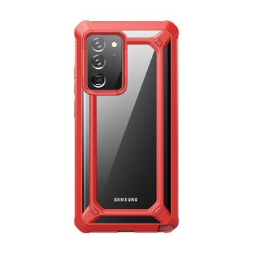 SUPCASE Unicorn Beetle EXO Pro Series Case for Galaxy Note 20 Ultra (2020 release), Premium Hybrid Protective Clear Bumper Case Without Built-in Screen Protector (Red)