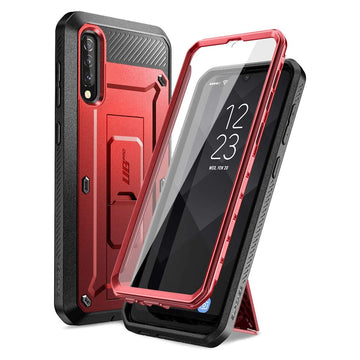 Galaxy A50 Unicorn Beetle Pro Rugged Case-Metallic Red