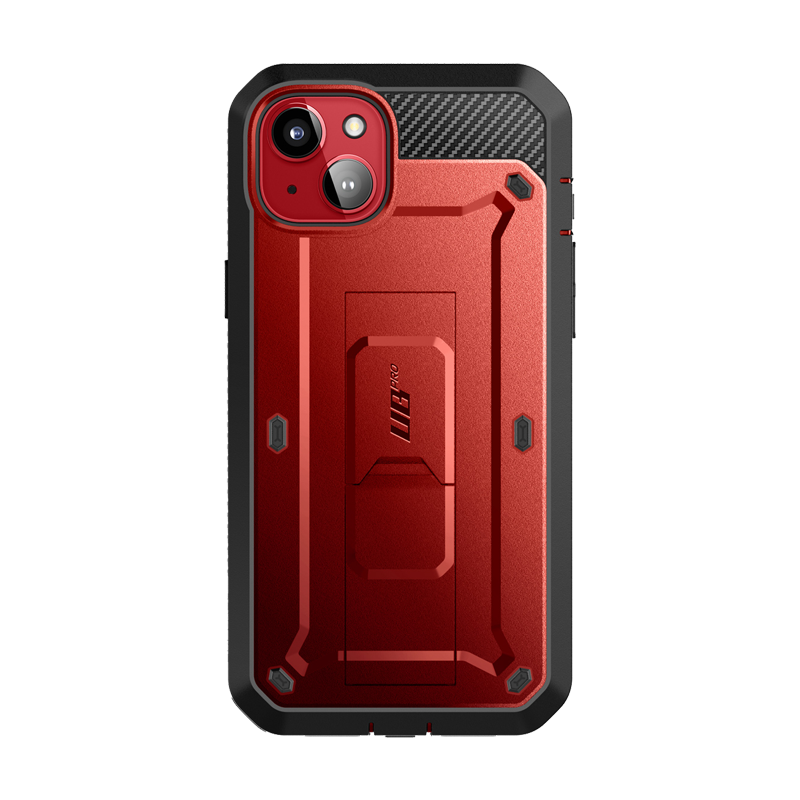 iPhone 15 6.1 inch Unicorn Beetle PRO Rugged Case-Metallic Red
