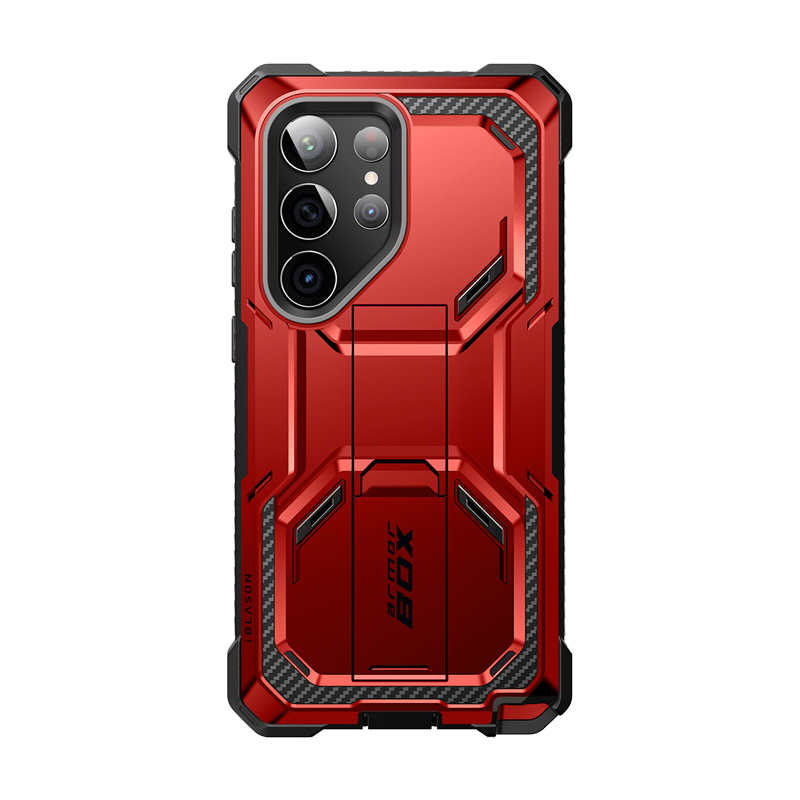 Galaxy S23 Ultra Armorbox Case - Metallic Red