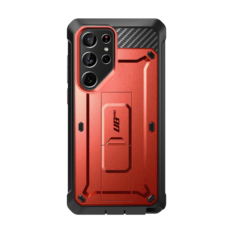 Galaxy S24 Ultra Unicorn Beetle PRO Rugged Case-Metallic Red