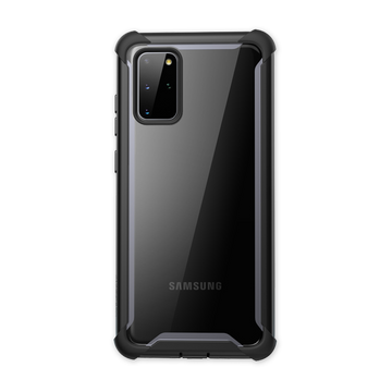 i-Blason Samsung Galaxy S20+ Plus 5g Case, [Ares Series] Rugged Clear Protective Bumper Case without Built-in Screen Protector for Galaxy S20 Plus 6.7 inch (2020 Release) (Black)