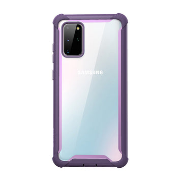 i-Blason Samsung Galaxy S20+ Plus 5g Case, [Ares Series] Rugged Clear Protective Bumper Case without Built-in Screen Protector for Galaxy S20 Plus 6.7 inch (2020 Release) (Purple)