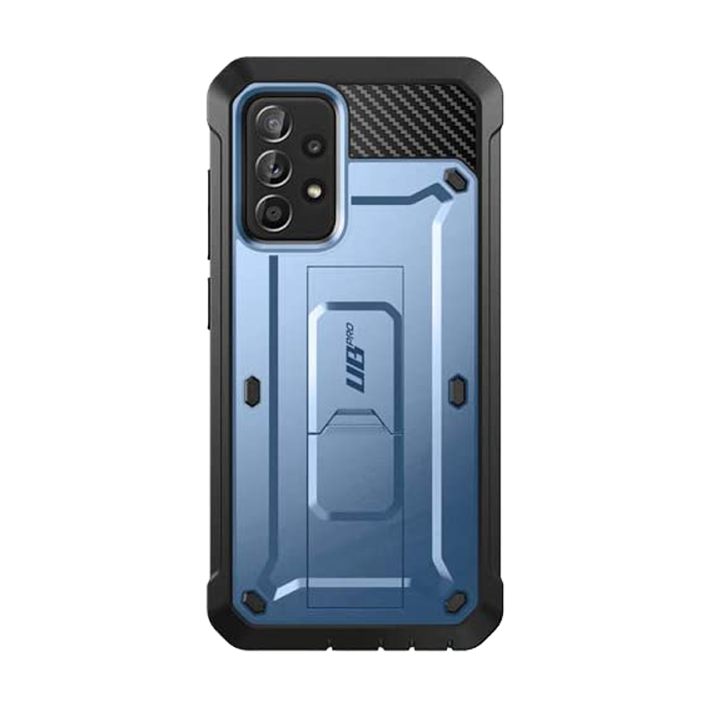Galaxy A72 Unicorn Beetle Pro Rugged Holster Case Metallic Blue
