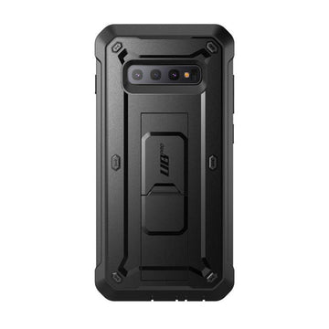 SUPCASE Unicorn Beetle Pro Series Designed for Samsung Galaxy S10 Case (2019 Release) Full-Body Dual Layer Rugged With Holster & Kickstand Without Built-in Screen Protector (Black)