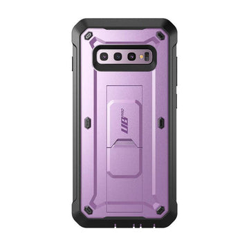 SUPCASE Unicorn Beetle Pro Series Designed for Samsung Galaxy S10 Plus Case (2019 Release) Full-Body Dual Layer Rugged with Holster & Kickstand Without Built-in Screen Protector (Purple)