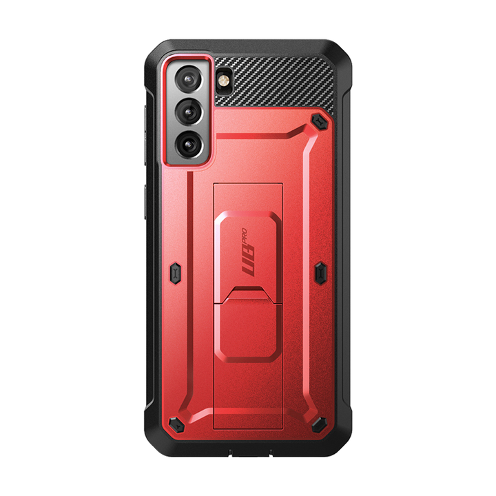 Galaxy S21 FE Unicorn Beetle PRO Rugged Case-Metallic Red