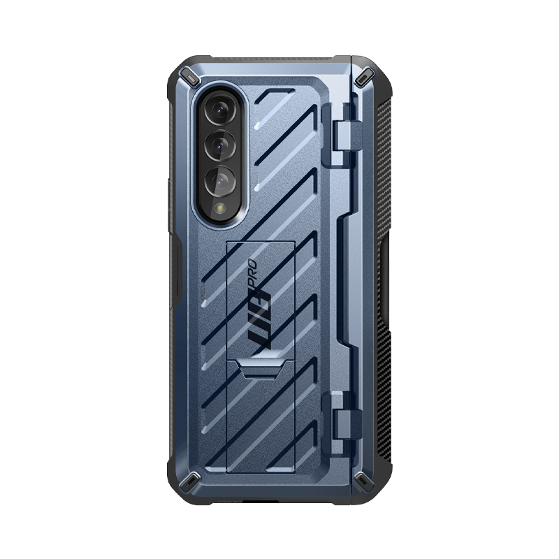 Galaxy Z Fold4 Unicorn Beetle PRO Rugged Case with S-Pen Holder-Metallic Blue