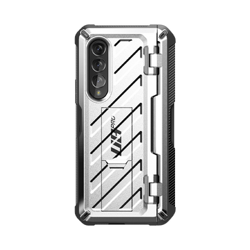 Galaxy Z Fold3 Unicorn Beetle PRO Rugged Case with S-Pen Holder-Silver
