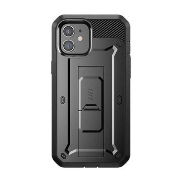 SUPCASE Unicorn Beetle Pro Series Case for iPhone 12 Mini (2020 Release) 5.4 Inch, Built-in Screen Protector Full-Body Rugged Holster Case (Black)