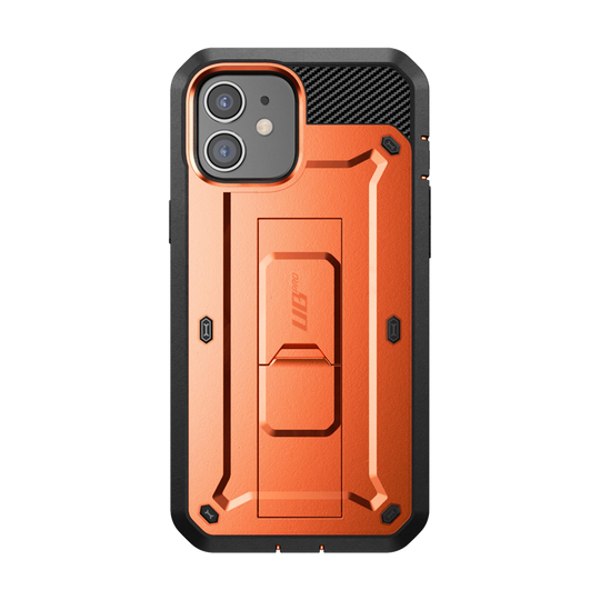 iPhone 12 6.1 inch Unicorn Beetle Pro Rugged Case-Orange