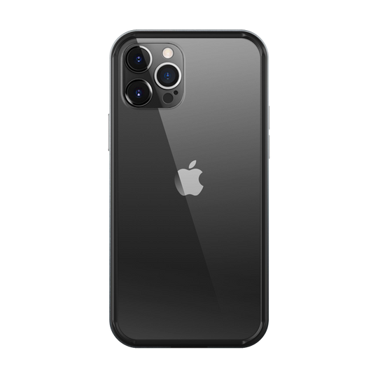iPhone 12 Pro Max 6.7 inch Unicorn Beetle Edge Clear Bumper Case-Black