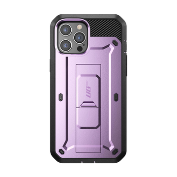 SUPCASE Unicorn Beetle Pro Series Case for iPhone 12 Pro Max (2020 Release) 6.7 Inch, Built-in Screen Protector Full-Body Rugged Holster Case(Violte)
