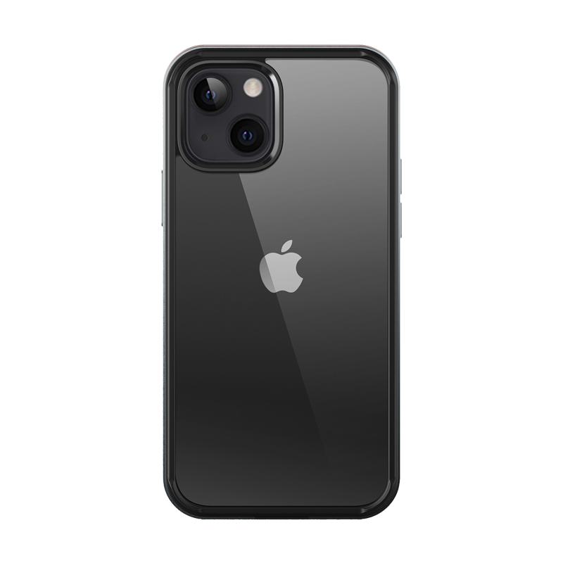 iPhone 13 6.1 inch Unicorn Beetle Edge Clear Bumper Case-Black