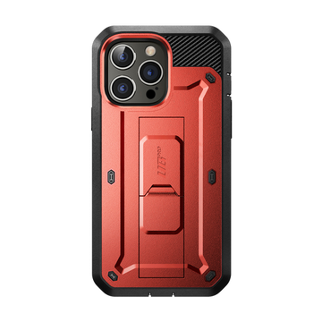 iPhone 14 Pro 6.1 inch Unicorn Beetle Pro Rugged Case-Metallic Red