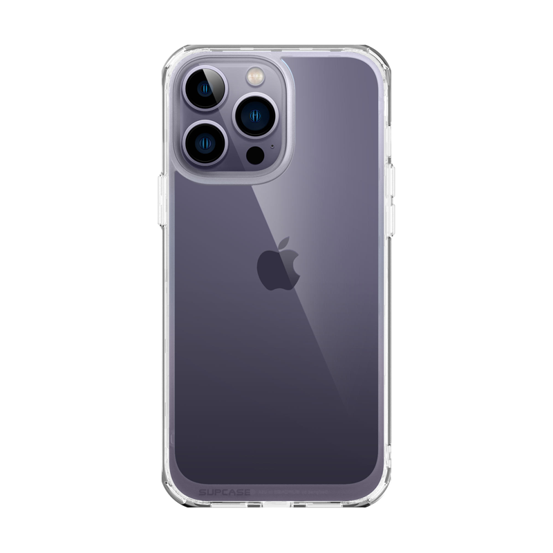 iPhone 14 Pro 6.1 inch Unicorn Beetle Style Slim Clear Case-Clear