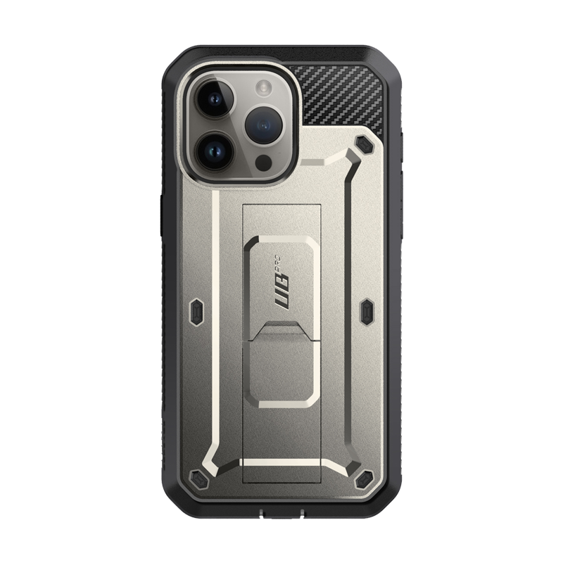 iPhone 15 Pro 6.1 inch Unicorn Beetle Pro Rugged Case-Titan Gray