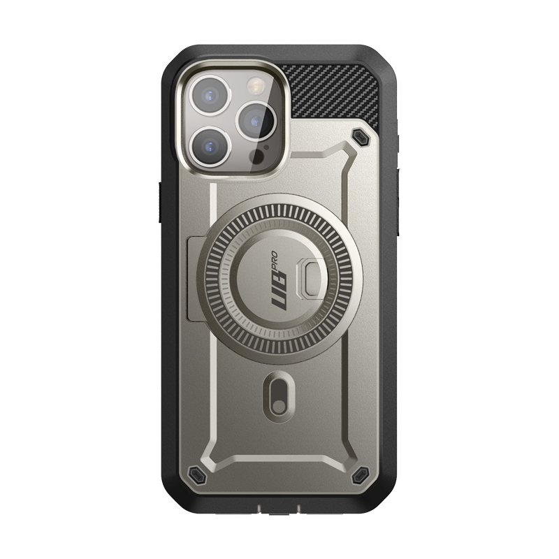 iPhone 15 Pro Max 6.7 inch Unicorn Beetle PRO MAG Rugged MagSafe Case-Titan Gray