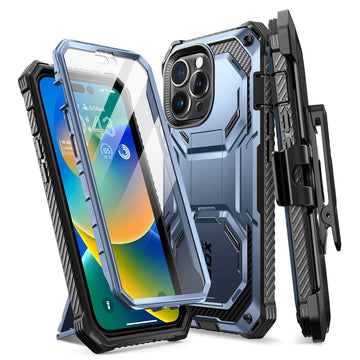 iPhone 14 Pro Armorbox Case - Metallic Blue