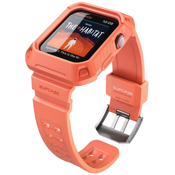 Apple Watch UB Pro Wristband Case (44mm/45mm)-Peach