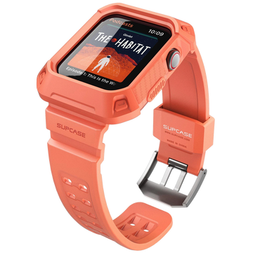 Supcase UBPro Apple Watch Case for Apple Watch Series 7 (45mm) and Apple Watch Series 4/5/6/SE (44mm)-Peach
