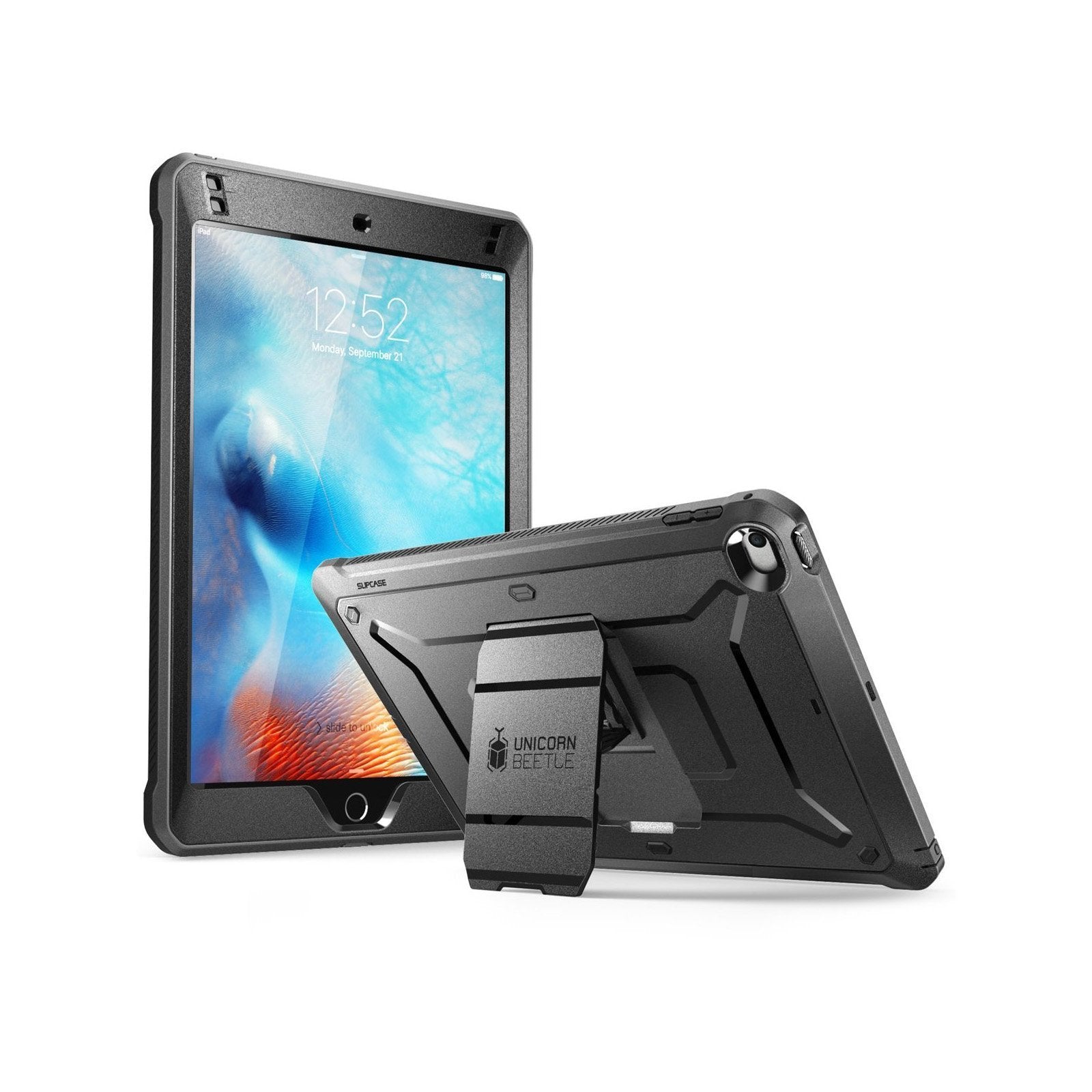 SUPCASE iPad mini 4 and 5 Unicorn Beetle PRO Shockproof Rugged Case-Black