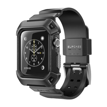 Supcase UBPro Apple Watch Case for Apple Watch Series 7 (45mm) and Apple Watch Series 4/5/6/SE (44mm)-Black