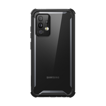 Galaxy A72 Ares Clear Rugged Case Black 1