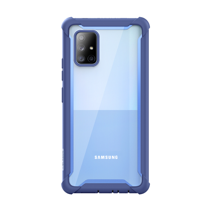 Galaxy A71 5G Ares Clear Rugged Case Blue