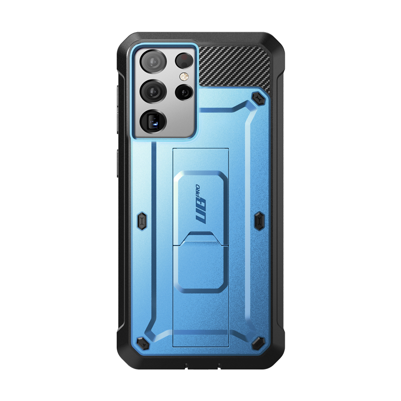 Galaxy S21 Ultra Unicorn Beetle Pro Rugged Case-Metallic Blue 2