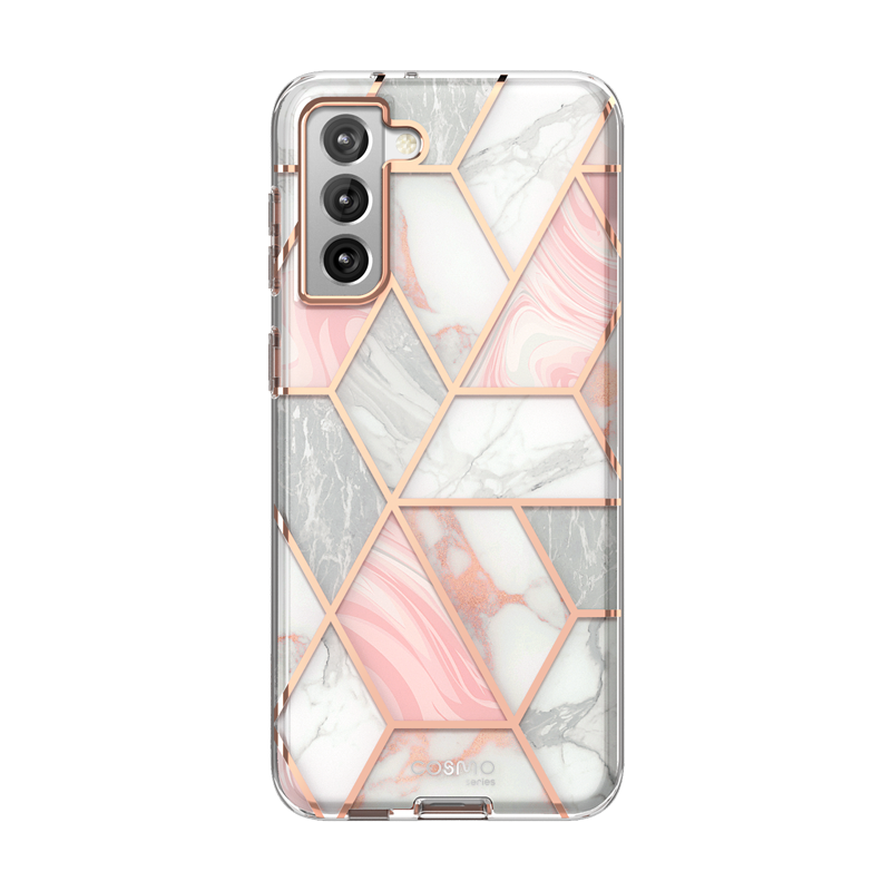 Galaxy S21 Cosmo Case - Marble Pink
