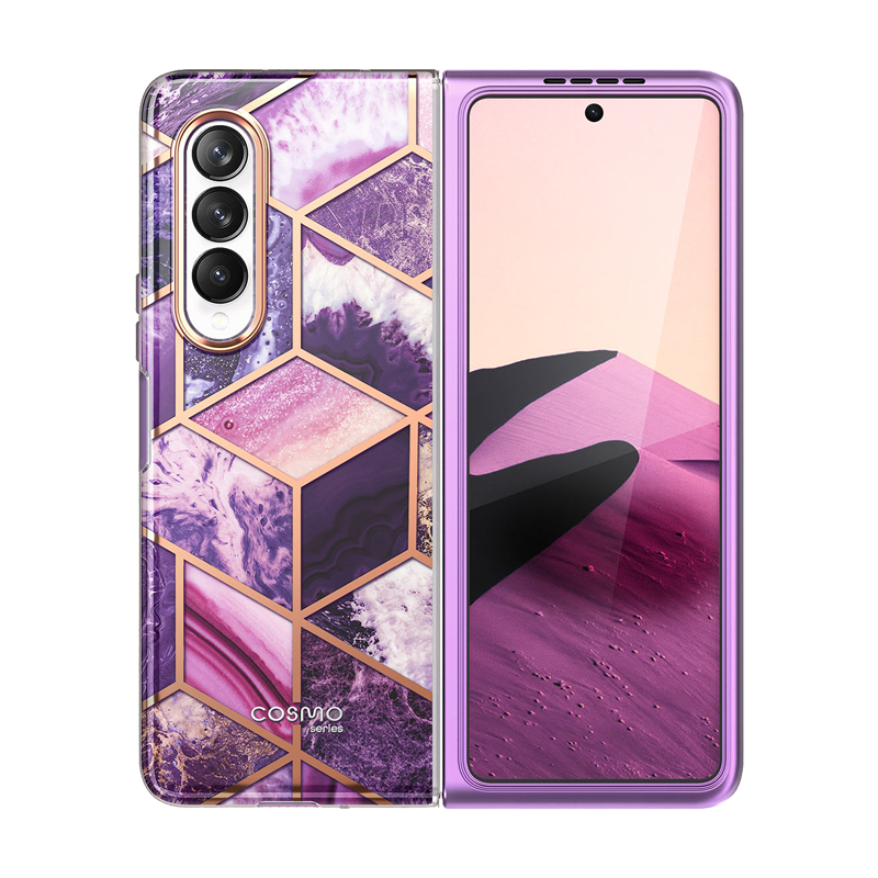 Galaxy Z Fold 3 Cosmo -Marble Purple