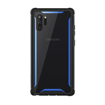 i-Blason Galaxy Note 10 Case, [Ares Series] Rugged Clear Bumper Case Without Built-in Screen Protector for Samsung Galaxy Note 10 (2019 Release) (Blue)