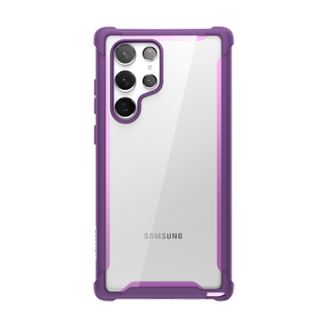 Galaxy S22 Ultra Ares Clear Rugged Case - Purple 2