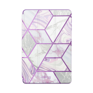 Samsung Galaxy Tab S8 Plus / S7 Plus / S7 FE 12.4 inch, Cosmo Case - Marble Purple