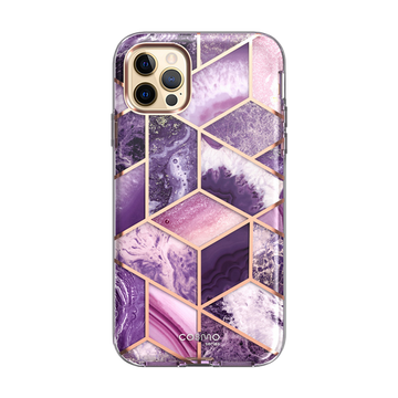 iPhone 13 Pro Max Cosmo Case - Marble Purple