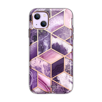 iPhone 14 Plus 6.7 Cosmo Case - Marble Purple