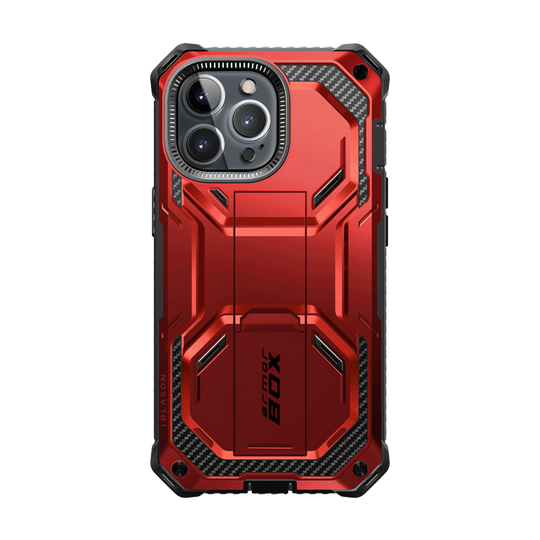 iPhone 14 Pro Max Armorbox Case - Metallic Red