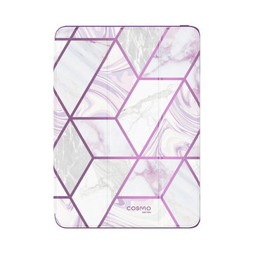iPad Air 3 10.5 inch (2019) and iPad Pro 10.5 inch (2017) Cosmo Case-Marble Purple